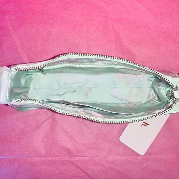 Fabletics MZ Mini Shoulder Bag Aloe Ethereal Tie-Dye Print Adjustable Strap - Picture 13 of 16